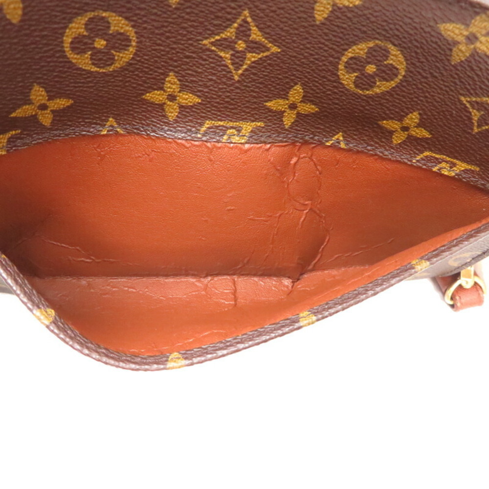 LOUIS VUITTON Authentic Brown Monogram Clutch Bag - Picture 6 of 10